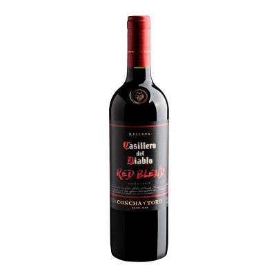 Vino Casillero del Diablo reserva red blend, botella 750 cc
