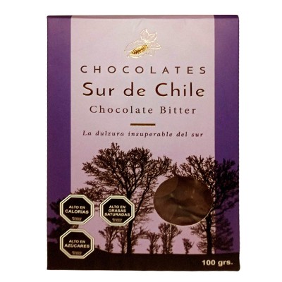 Sur de Chile Chocolate Bitter 100Grs.