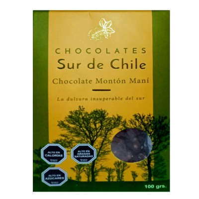 Sur de Chile, Chocolate Montón Maní 100Grs.