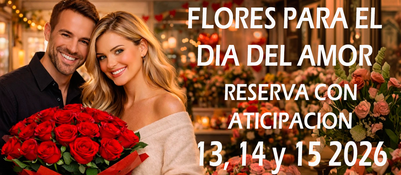 FLORES DIA DE LOS ENAMORADOS